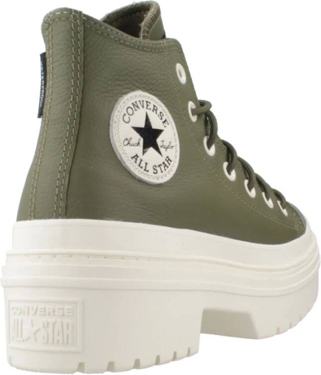 Converse Sneakers met geribbelde hak Green Dames