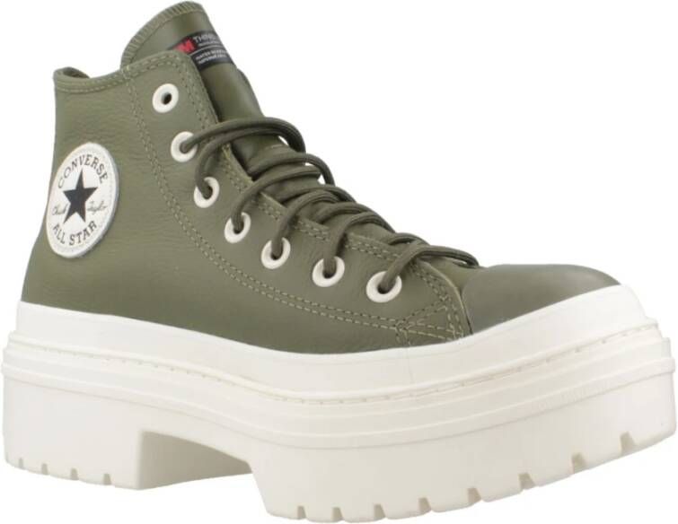 Converse Sneakers met geribbelde hak Green Dames