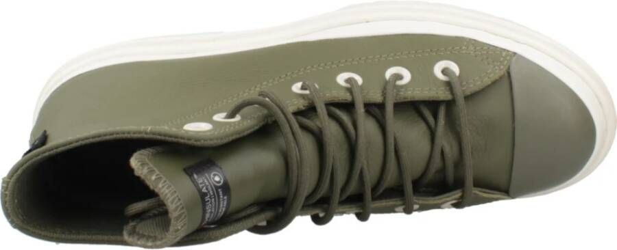 Converse Sneakers met geribbelde hak Green Dames