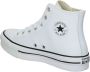 Converse Witte Leren Casual Sneakers voor Vrouwen Wit Dames - Thumbnail 2