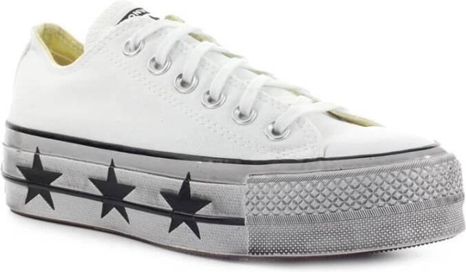 Converse Platform Sterren Sneakers Wit Dames