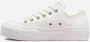 Converse Witte Platform Sneakers Trendy Casual Sporty White Dames - Thumbnail 7