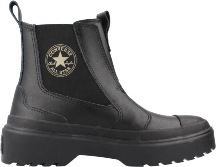 Converse Stijlvolle Chelsea Boots Lugge Model Black Dames