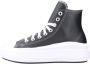 Converse CHUCK TAYLOR ALL STAR MOVE PLATFORM FOUNDATIONAL LEATHER Zwart - Thumbnail 4