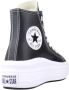 Converse CHUCK TAYLOR ALL STAR MOVE PLATFORM FOUNDATIONAL LEATHER Zwart - Thumbnail 5