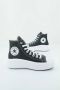 Converse CHUCK TAYLOR ALL STAR MOVE PLATFORM FOUNDATIONAL LEATHER Zwart - Thumbnail 9