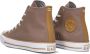 Converse Taupe Herringbone High Top Sneakers Beige Dames - Thumbnail 4