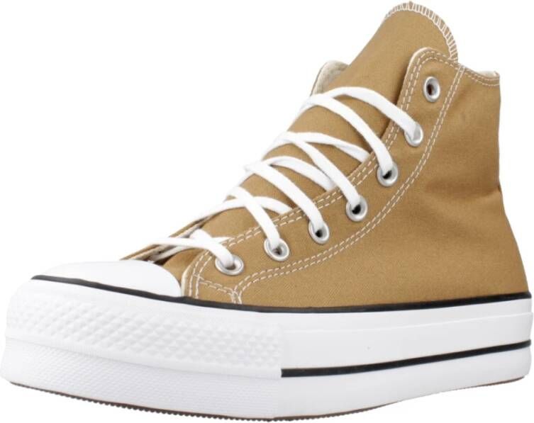 Converse Verhoog je sneaker game met Ctas Lift HI Brown Dames