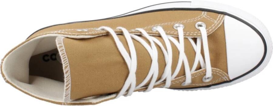 Converse Verhoog je sneaker game met Ctas Lift HI Brown Dames