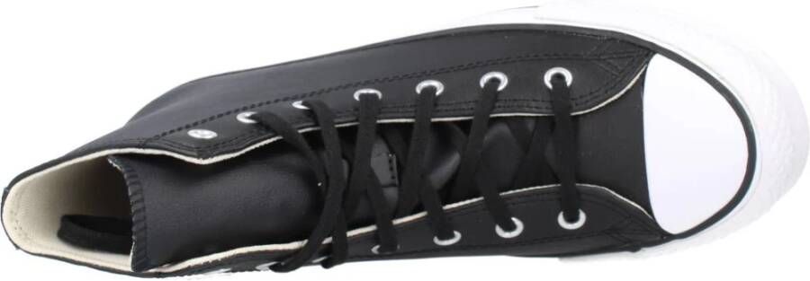 Converse Verhoog je sneaker game met EVA Lift HI Black Dames