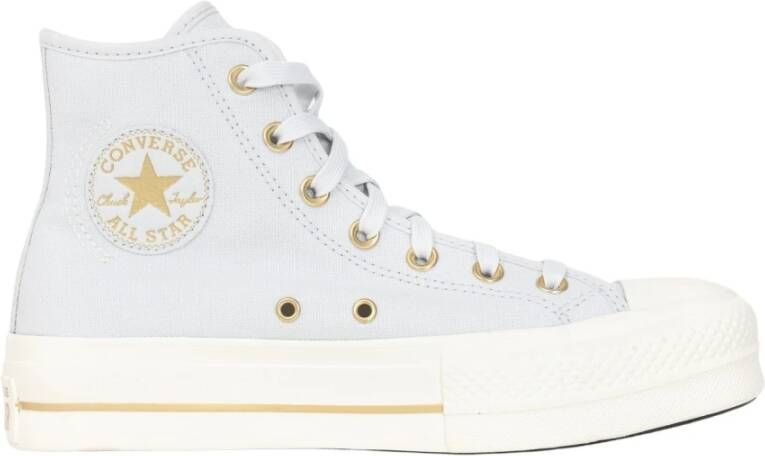 Converse Verhoogde Canvas Platform Sneakers Blue Dames