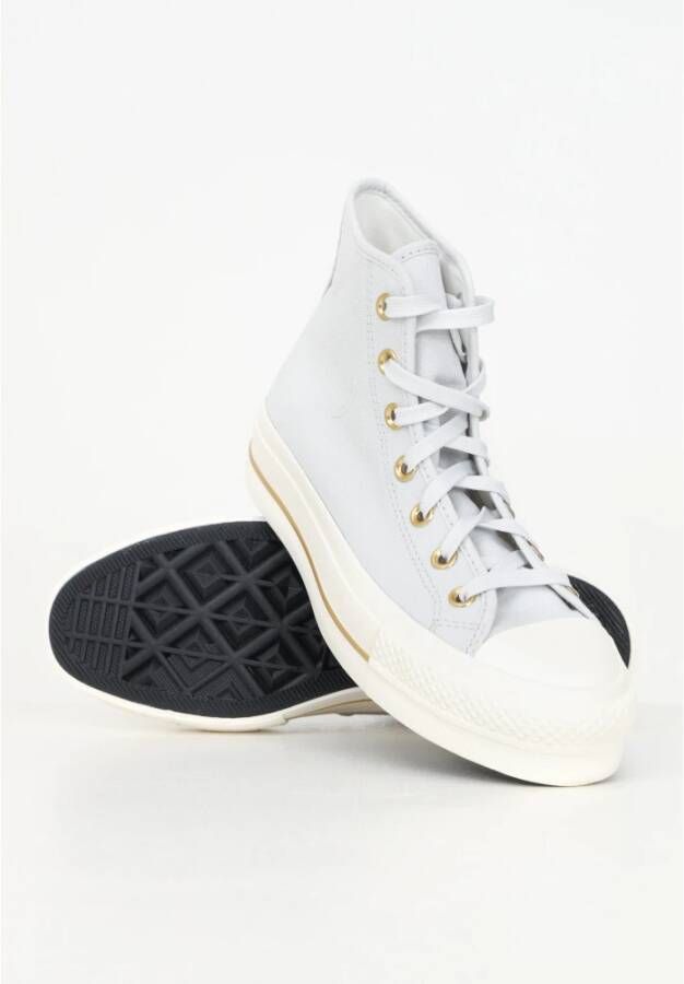 Converse Verhoogde Canvas Platform Sneakers Blue Dames