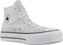 Converse Verhoogde Chuck Taylor All Star Sneakers Gray Dames - Thumbnail 10