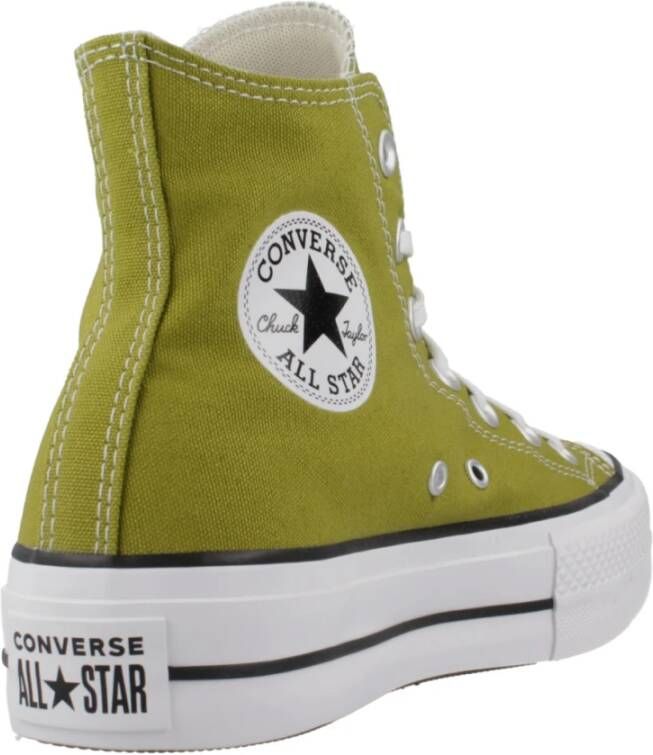 Converse Verhoogde Chuck Taylor All Star Sneakers Green Dames