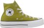 Converse Verhoogde Chuck Taylor All Star Sneakers Green Dames - Thumbnail 8