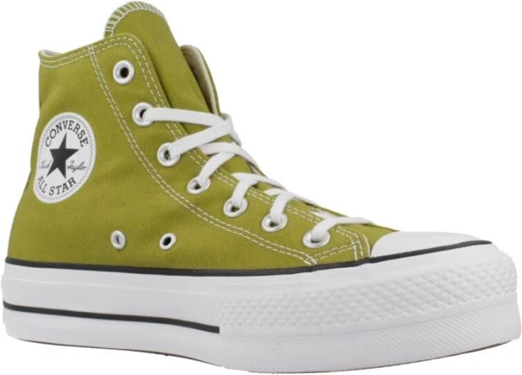 Converse Verhoogde Chuck Taylor All Star Sneakers Green Dames