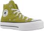 Converse Verhoogde Chuck Taylor All Star Sneakers Green Dames - Thumbnail 9