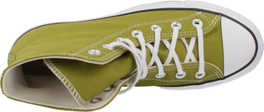 Converse Verhoogde Chuck Taylor All Star Sneakers Green Dames