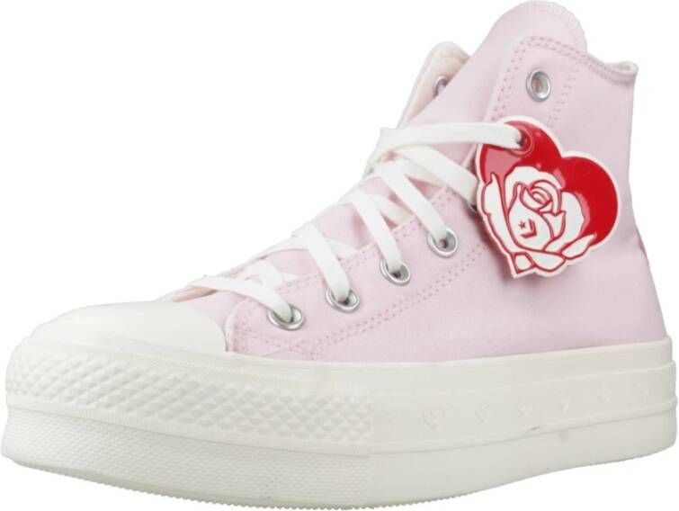 Converse Verhoogde Chuck Taylor All Star Sneakers Pink Dames