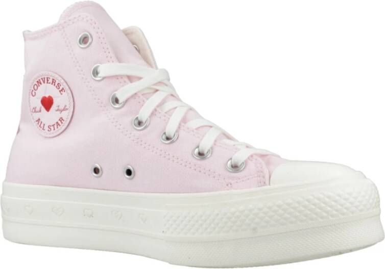 Converse Verhoogde Chuck Taylor All Star Sneakers Pink Dames