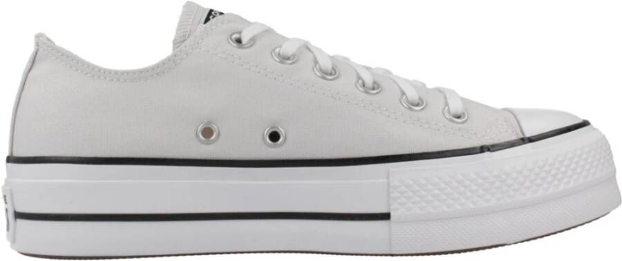 Converse Verhoogde Chuck Taylor Sneakers Gray Dames