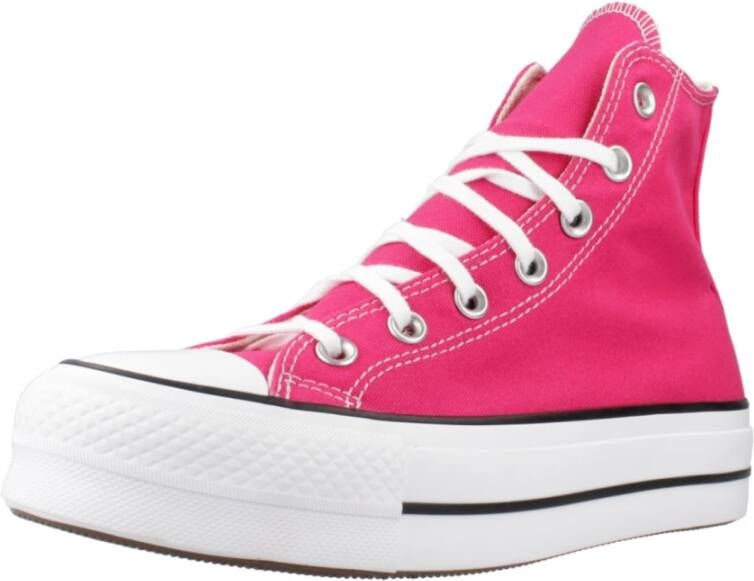 Converse Verhoogde Chuck Taylor Sneakers Pink Dames