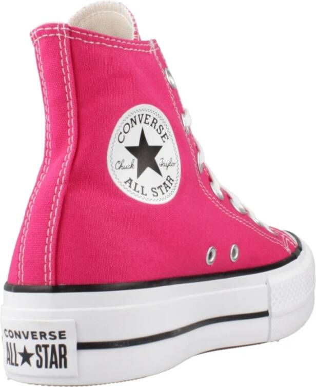 Converse Verhoogde Chuck Taylor Sneakers Pink Dames