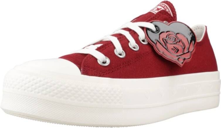 Converse Verhoogde Chuck Taylor Sneakers Red Dames