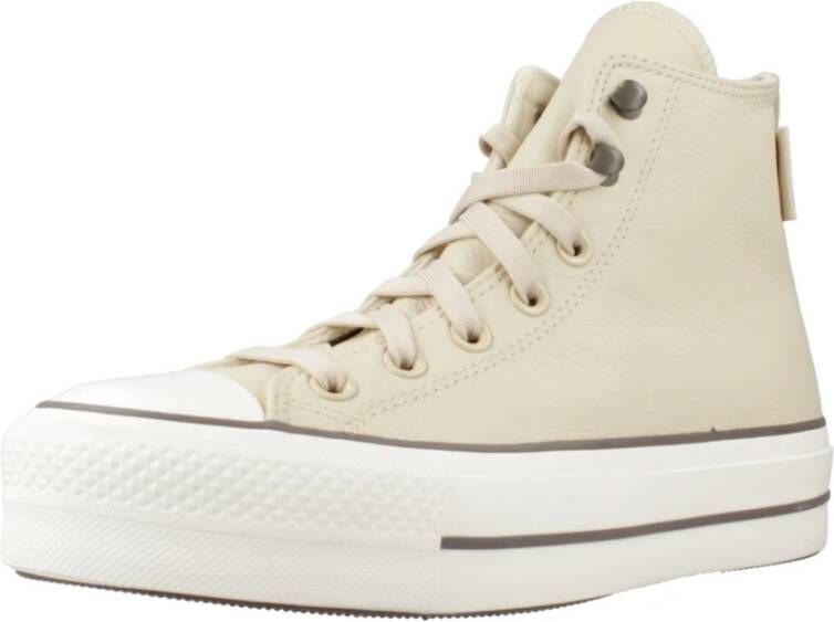 Converse Verhoogde Hi-Top Sneakers Beige Dames