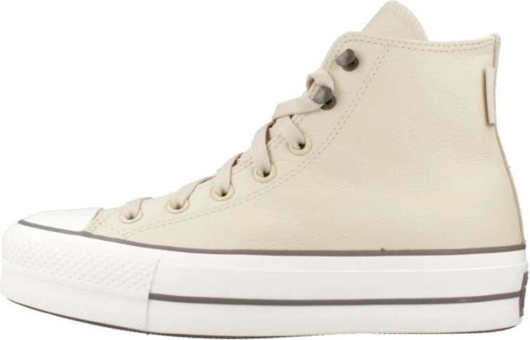 Converse Verhoogde Hi-Top Sneakers Beige Dames