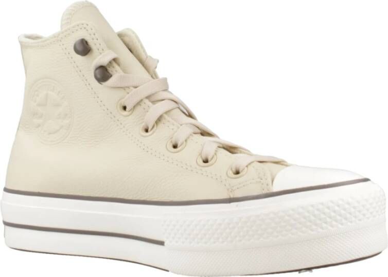 Converse Verhoogde Hi-Top Sneakers Beige Dames