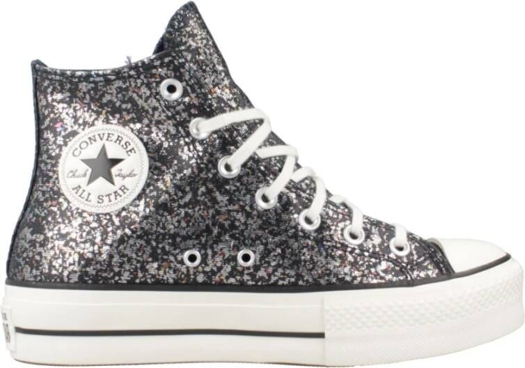 Converse Verhoogde Hi-Top Sneakers Gray Dames