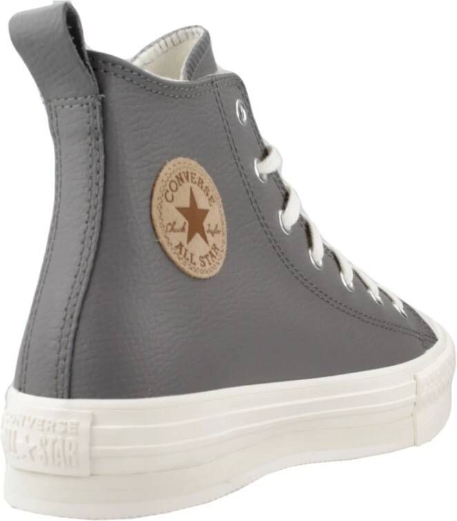 Converse Verhoogde Hi-Top Sneakers Gray Dames