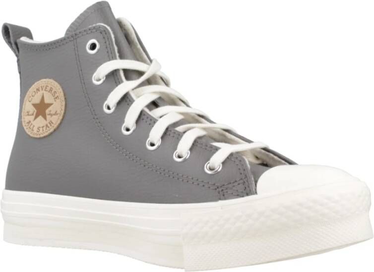 Converse Verhoogde Hi-Top Sneakers Gray Dames