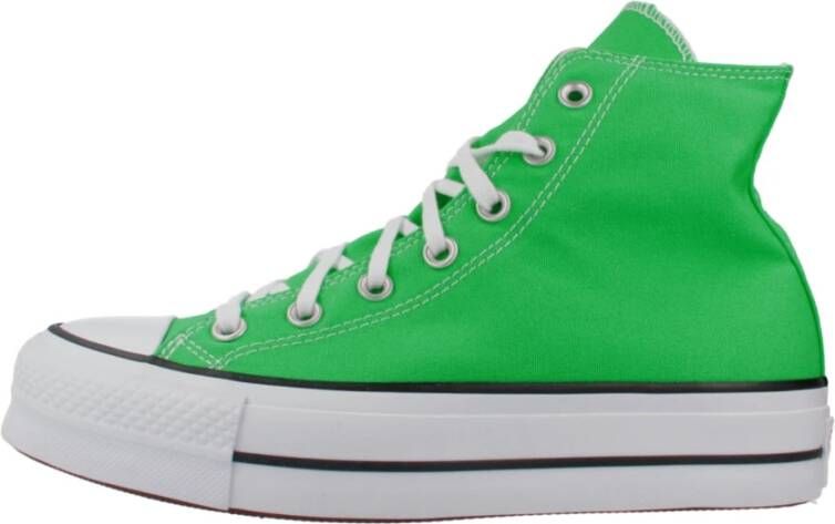 Converse Verhoogde Hi-Top Sneakers Green Dames