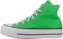 Converse Verhoogde Hi-Top Sneakers Green Dames - Thumbnail 4