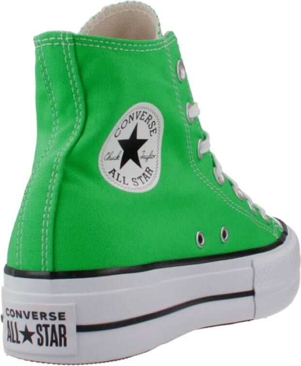 Converse Verhoogde Hi-Top Sneakers Green Dames