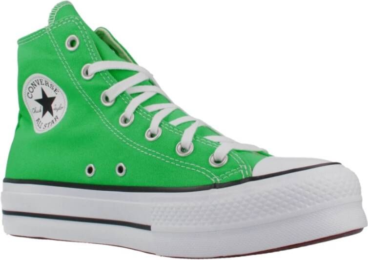 Converse Verhoogde Hi-Top Sneakers Green Dames