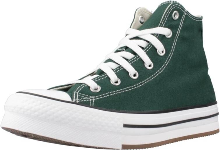 Converse Verhoogde Hi-Top Sneakers Green Dames