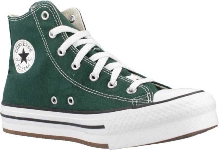 Converse Verhoogde Hi-Top Sneakers Green Dames