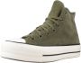 Converse Chuck Taylor All Star Lift Platform utility black egret Chuck Taylor in groen formaten: 37.5 - Thumbnail 4