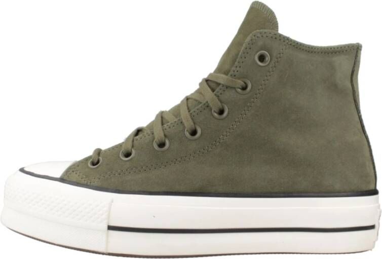 Converse Verhoogde Hi-Top Sneakers Green Dames