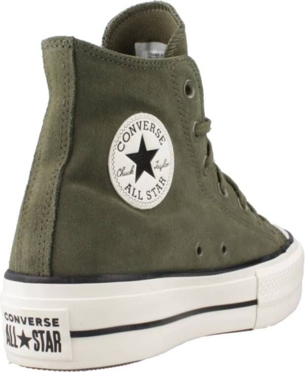 Converse Verhoogde Hi-Top Sneakers Green Dames