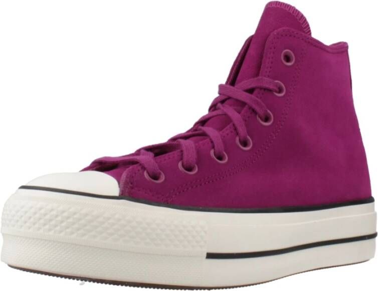 Converse Verhoogde Hi-Top Sneakers Purple Dames