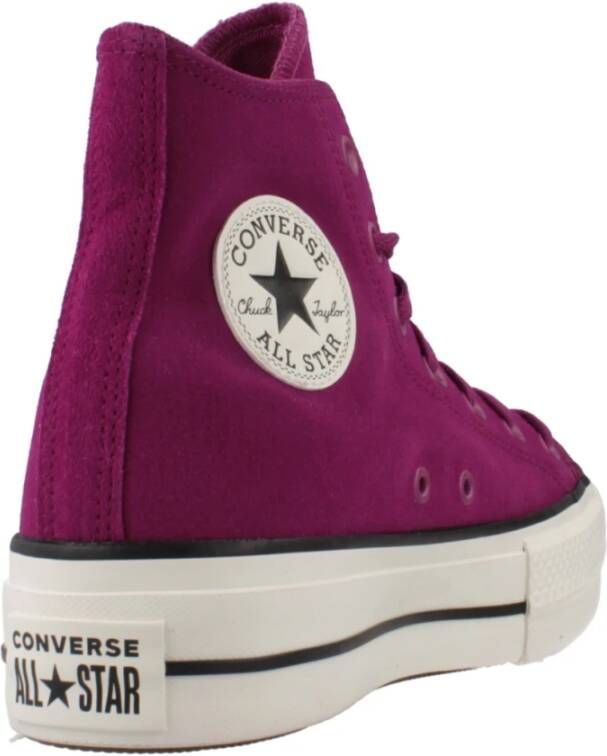 Converse Verhoogde Hi-Top Sneakers Purple Dames