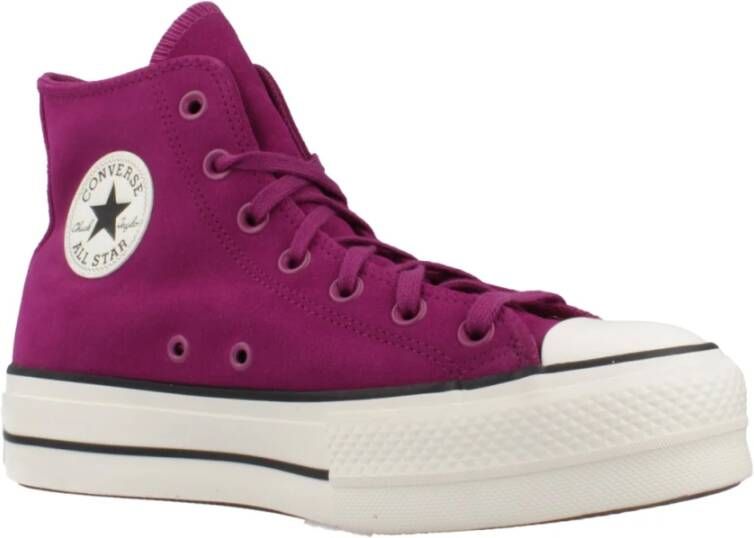 Converse Verhoogde Hi-Top Sneakers Purple Dames