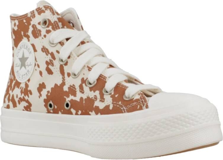 Converse Verhoogde High Top Sneakers Multicolor Dames