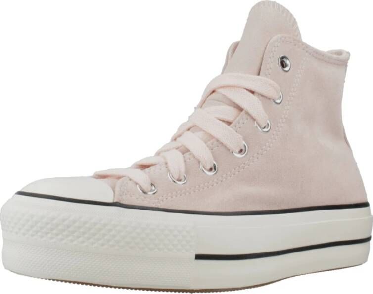 Converse Verhoogde High Top Sneakers Pink Dames