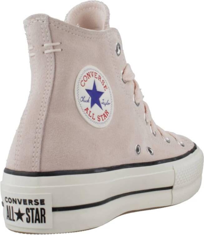 Converse Verhoogde High Top Sneakers Pink Dames