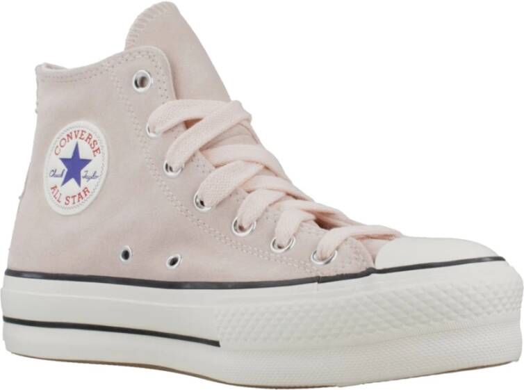 Converse Verhoogde High Top Sneakers Pink Dames